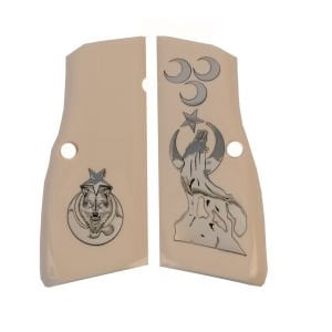 Browning Hp Bej Akrilik Beyaz Metal