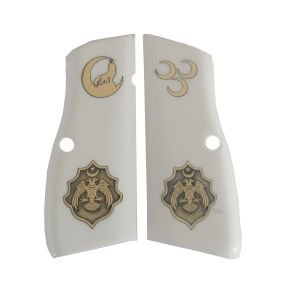 Browning Hp Beyaz Akrilik Sarı Metal