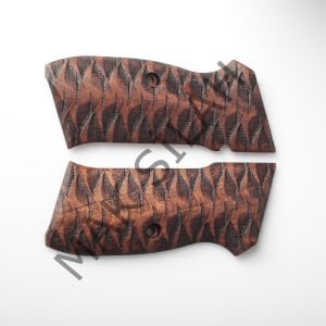 Cz 75 B Zigzag Motif Ceviz Ağacı Silah Kabzesi