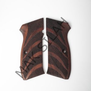 Cz 75 B 85 B Çizgili Ceviz Ahşap Silah Kabze