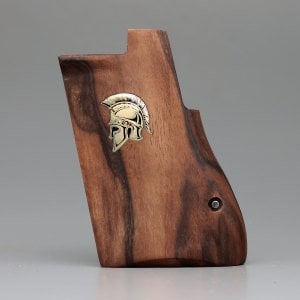 Desert Eagle Kök Sarı Metal Migfer Ceviz Ahşap Silah Kabze