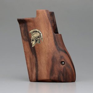 Desert Eagle Kök Sarı Metal Migfer Ceviz Ahşap Silah Kabze