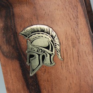 Desert Eagle Kök Sarı Metal Migfer Ceviz Ahşap Silah Kabze
