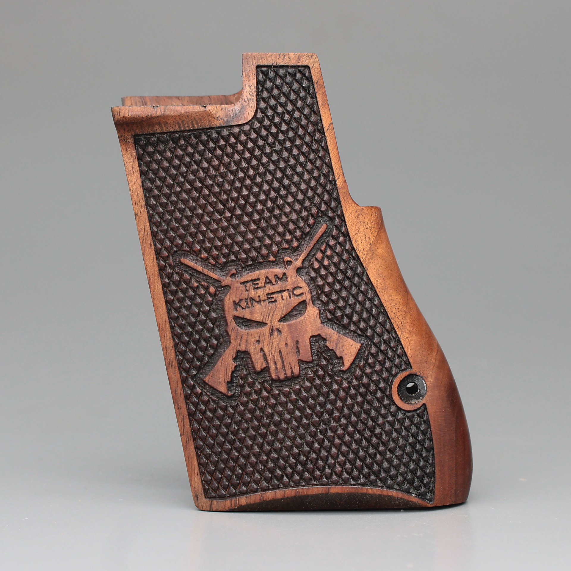 Desert Eagle Kuru Kafa Baklava Motif Ceviz Ahşap Silah Kabze