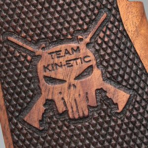 Desert Eagle Kuru Kafa Baklava Motif Ceviz Ahşap Silah Kabze
