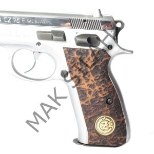 Cz 75 B 85 B Sarı Metal Cz Arma Damar Motif Ceviz Ahşap Silah Kabze