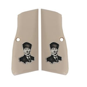 Browning Hp Bej Akrilik Beyaz Metal