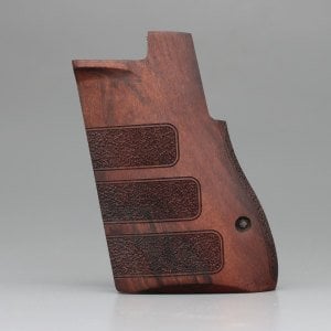 Desert Eagle Parmak İzi Pütürlü Motif Ceviz Ahşap Silah Kabze