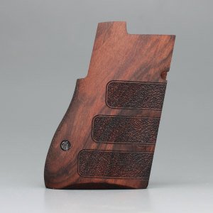Desert Eagle Parmak İzi Pütürlü Motif Ceviz Ahşap Silah Kabze