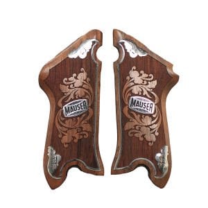 Luger P08 Beyaz Metal