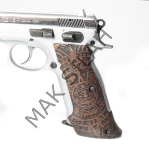 Cz 75 B Atış Maya Ceviz Ahşap Silah Kabze