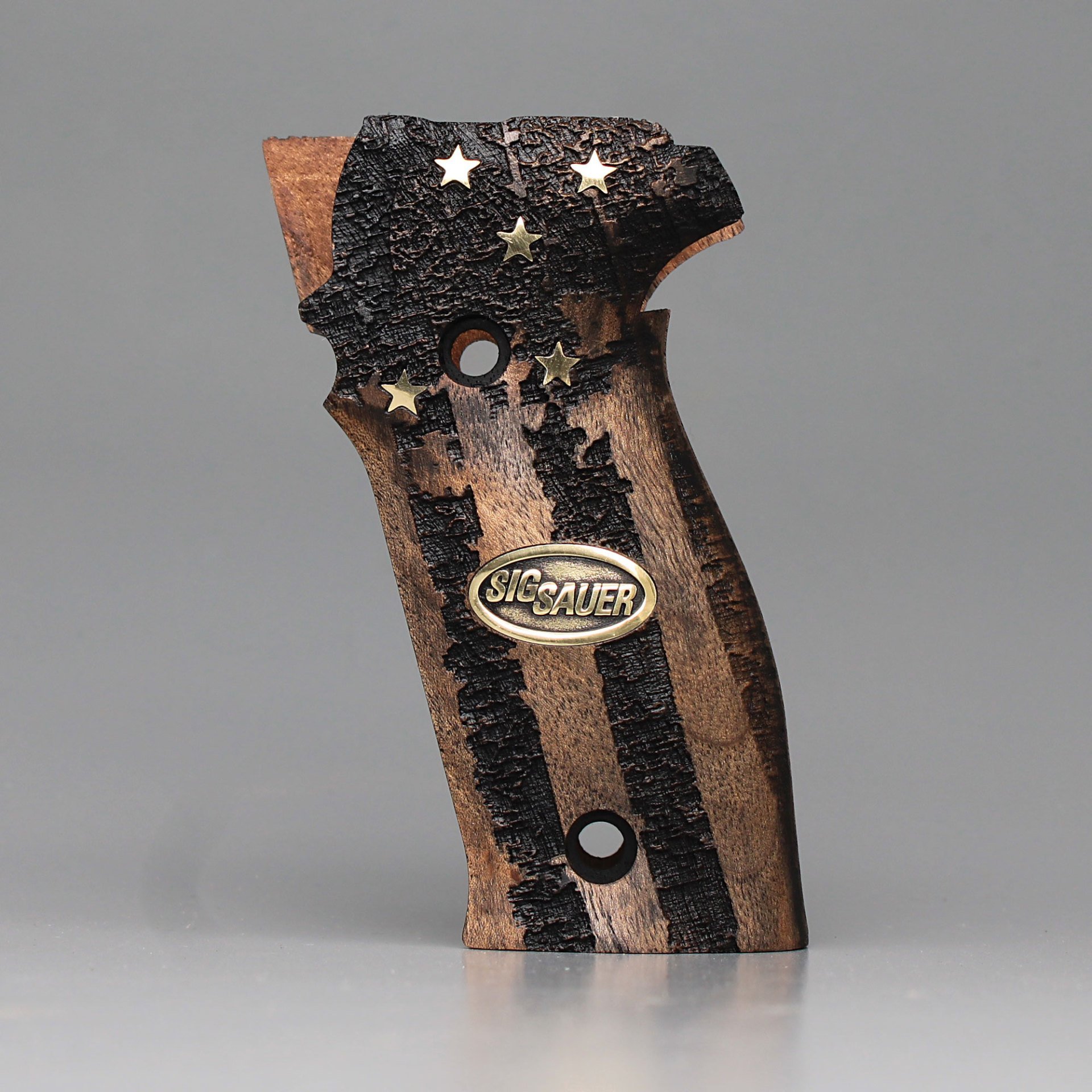 Sig Sauer P 226 Özel Desen Sarı Yıldız ve Sig Sauer Logo