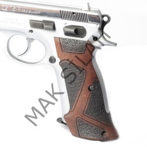 Cz 75 B Atış Kesik Çizgi Motif Ceviz Ahşap Silah Kabze