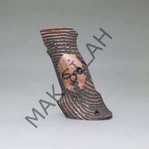 Cz 75 B Atış Gladyatör Parmak İzi Motif Ceviz Ahşap Silah Kabze