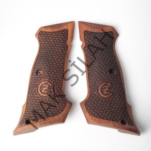 Cz 75 B Atış Cz Arma Balık Pulu Ceviz Ahşap Silah Kabze