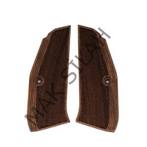 Cz Shadow 2 İnce Nokta Motif Ceviz Ahşap Silah Kabze