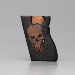 Çek Vizör  Punisher Ceviz Ahşap Silah Kabze
