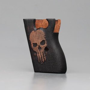 Çek Vizör  Punisher Ceviz Ahşap Silah Kabze