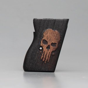 Çek Vizör  Punisher Ceviz Ahşap Silah Kabze