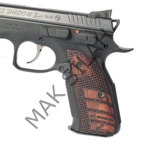 Cz Shadow 2 Çizgi Kare Motif Ceviz Ahşap Silah Kabze