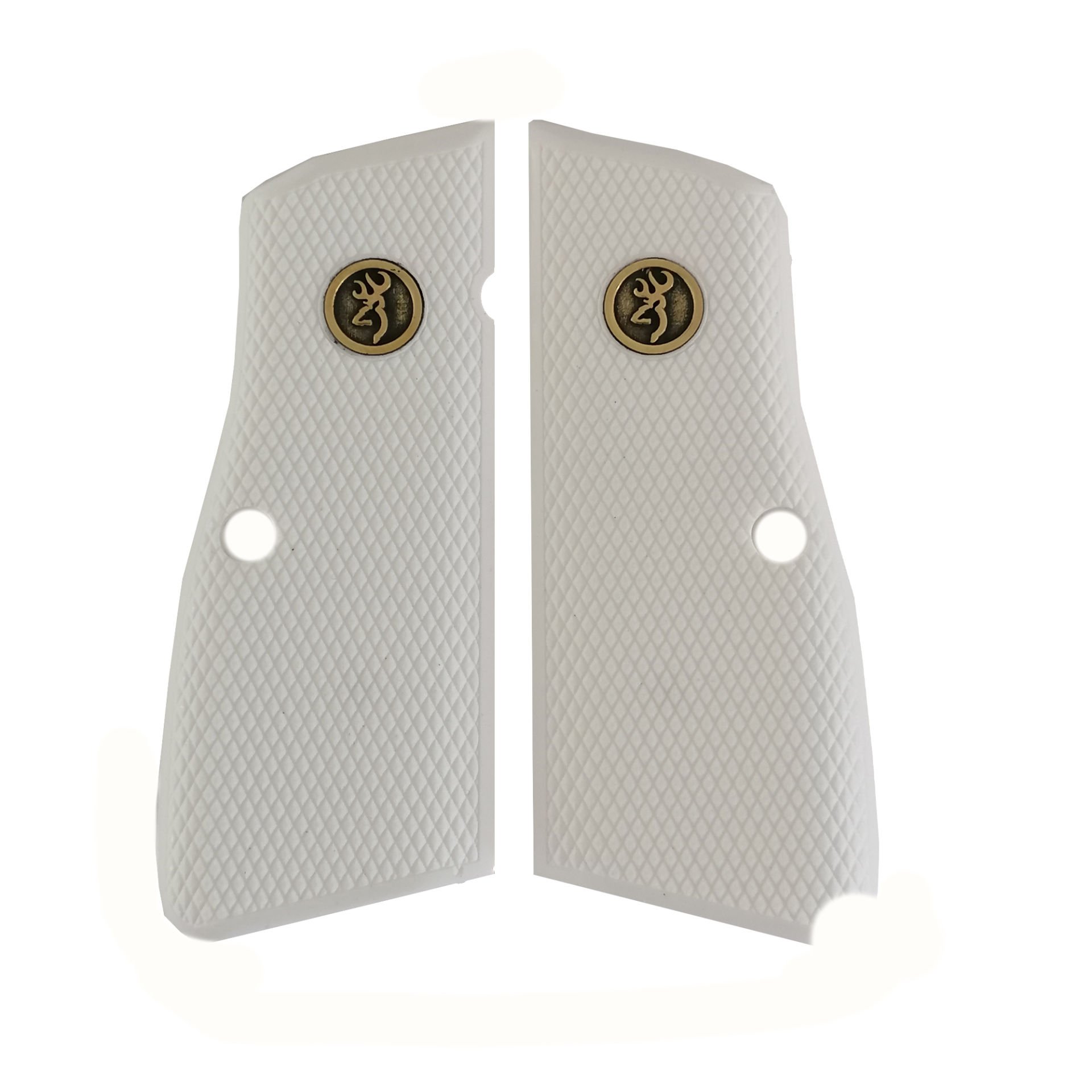 Browning Hp Halkalı Beyaz Akrilik Sarı Metal