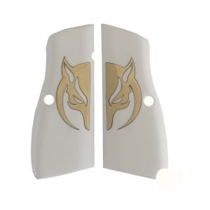 Browning Hp Halkalı Beyaz Akrilik Sarı Metal
