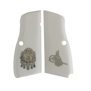Browning Hp Halkalı Beyaz Akrilik Beyaz Metal