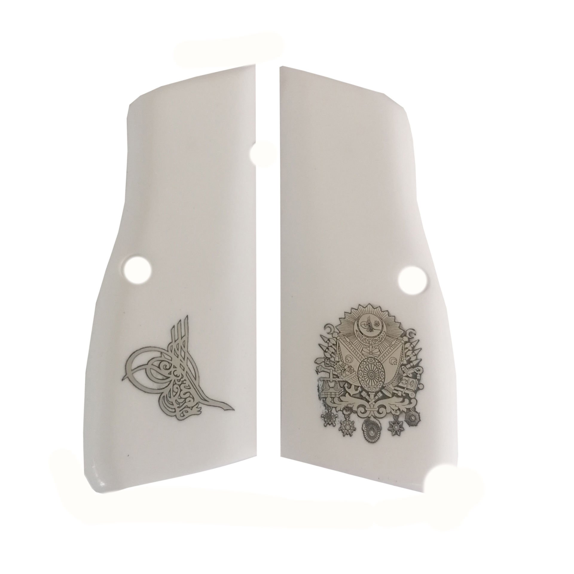 Browning Hp Halkalı Beyaz Akrilik Beyaz Metal