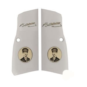 Browning Hp Halkalı Beyaz Akrilik Sarı Metal