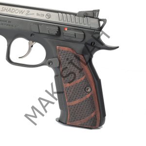 Cz Shadow 2 Çizgili Balık Pulu Ceviz Ahşap Silah Kabze