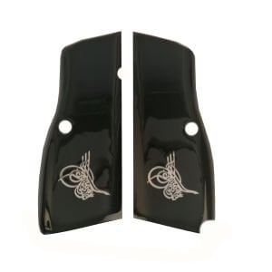 Browning Hp Halkalı Siyah Akrilik Beyaz Metal