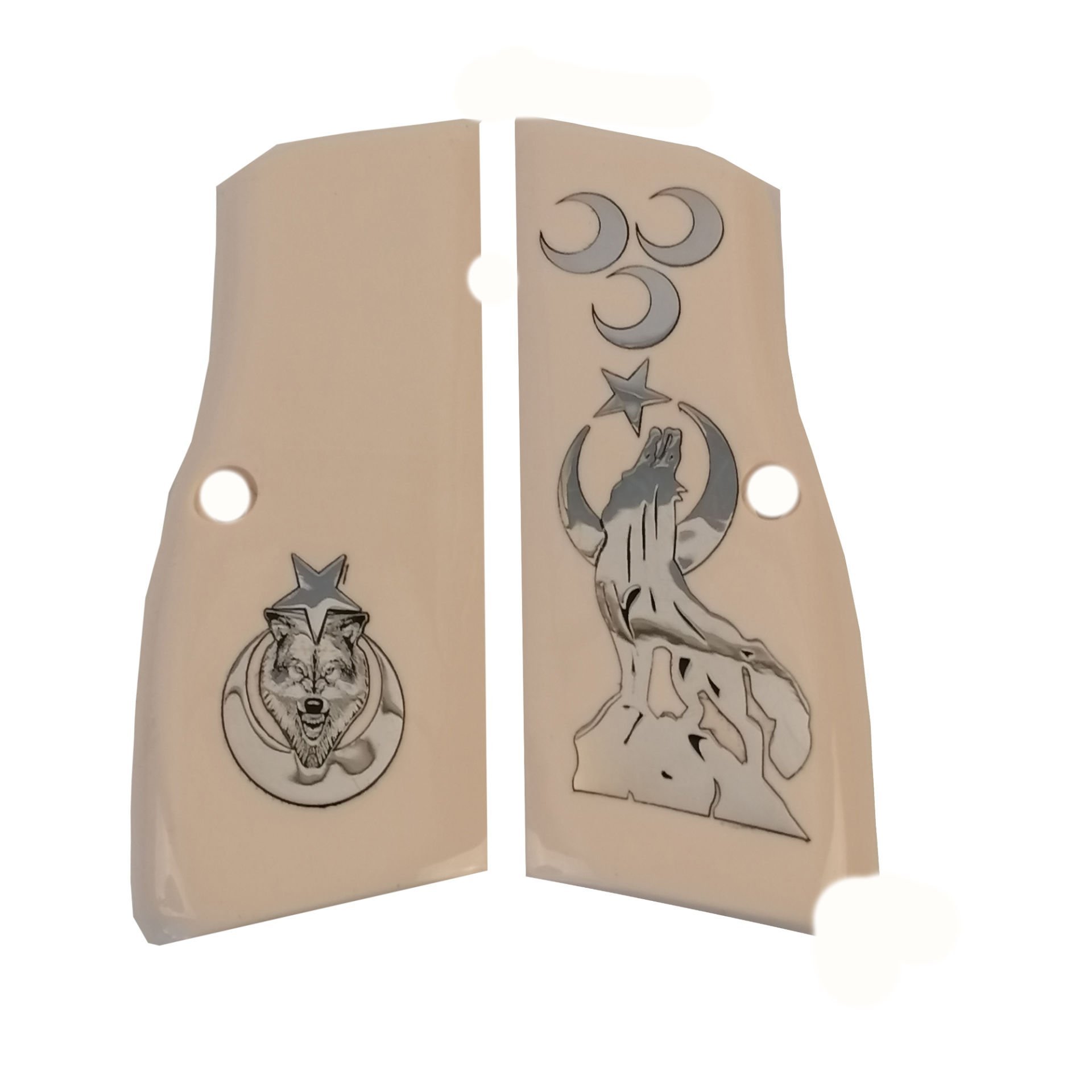 Browning Hp Halkalı Bej Akrilik Beyaz Metal