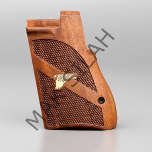 Desert Eagle Sarı Metal Uçan Kartal Ceviz Ahşap Silah Kabze