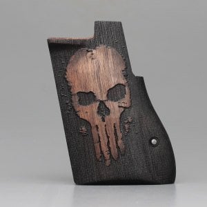 Desert Eagle Punisher Ceviz Ahşap Silah Kabze