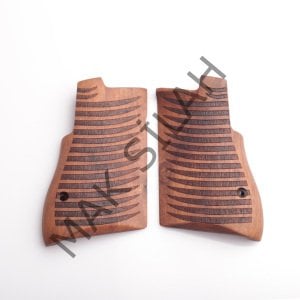 Desert Eagle Çizik Motif Ceviz Ahşap Silah Kabze