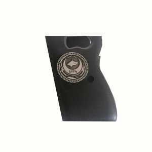 Çek Vizör Siyah Akrilik Sarı Metal