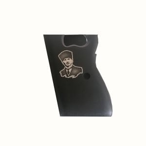 Çek Vizör Siyah Akrilik Beyaz Metal