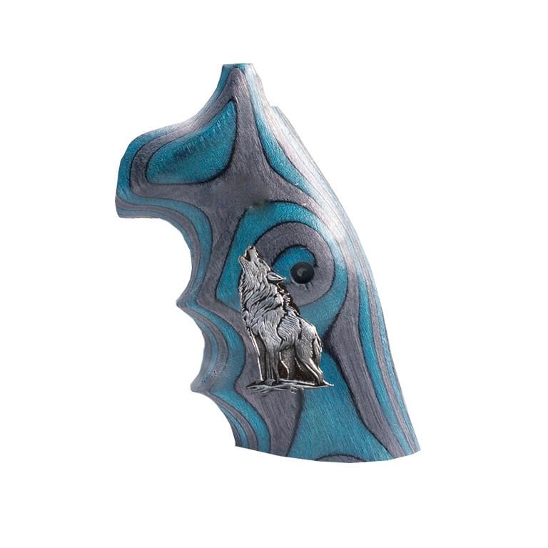 Colt Python Mavi Lamine Beyaz Metal