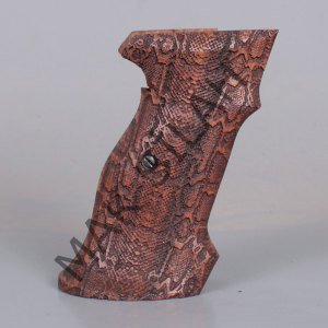 Sig P 210 Atış Yılan Derisi Motif Ceviz Ahşap Silah Kabze
