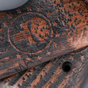 Sig P 210 Halkasız Klasik Kuru Kafa Ceviz Ahşap Silah Kabze