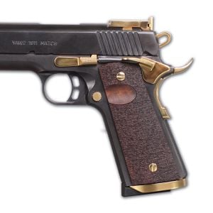 Yavuz 1911 Pütürlü Parmak İzi Ceviz Ahşap Silah Kabze