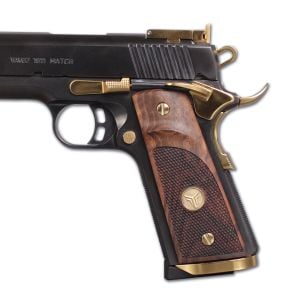 Yavuz 1911 Sarı Metal Kurt Nokta Ceviz Ahşap Silah Kabze