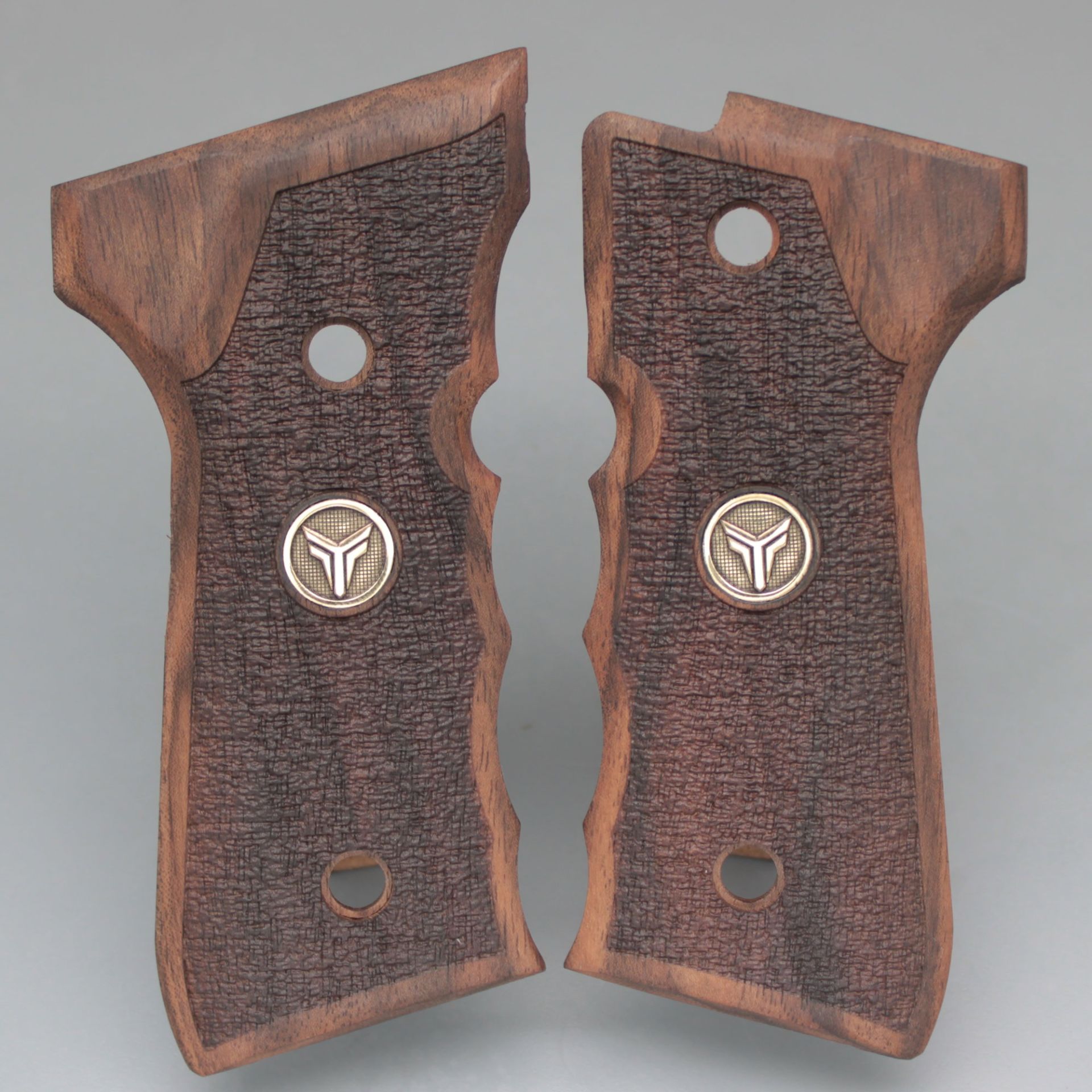Yavuz 1911 Sarı Metal Kurt Pütürlü Ceviz Ahşap Silah Kabze