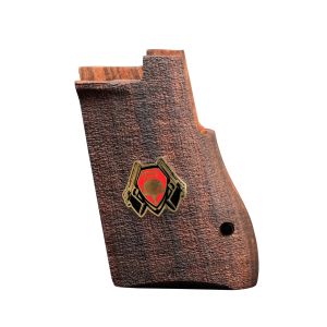 Desert Eagle Sarı Metal Kartal Mineli Ceviz Ahşap Silah Kabze