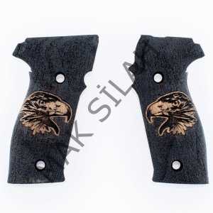 Sig Sauer P 226 Kartal Ceviz Ahşap Silah Kabze