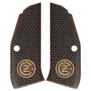 Cz Shadow 2 Balik Pullu Sari Metal Logolu Ceviz Ahşap Silah Kabze