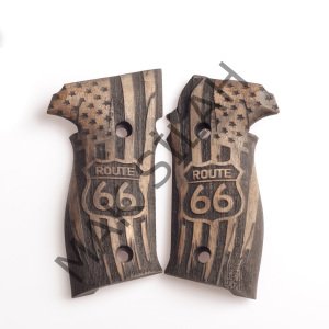 Sig Sauer P 226 Route 66 Ceviz Ahşap Silah Kabze