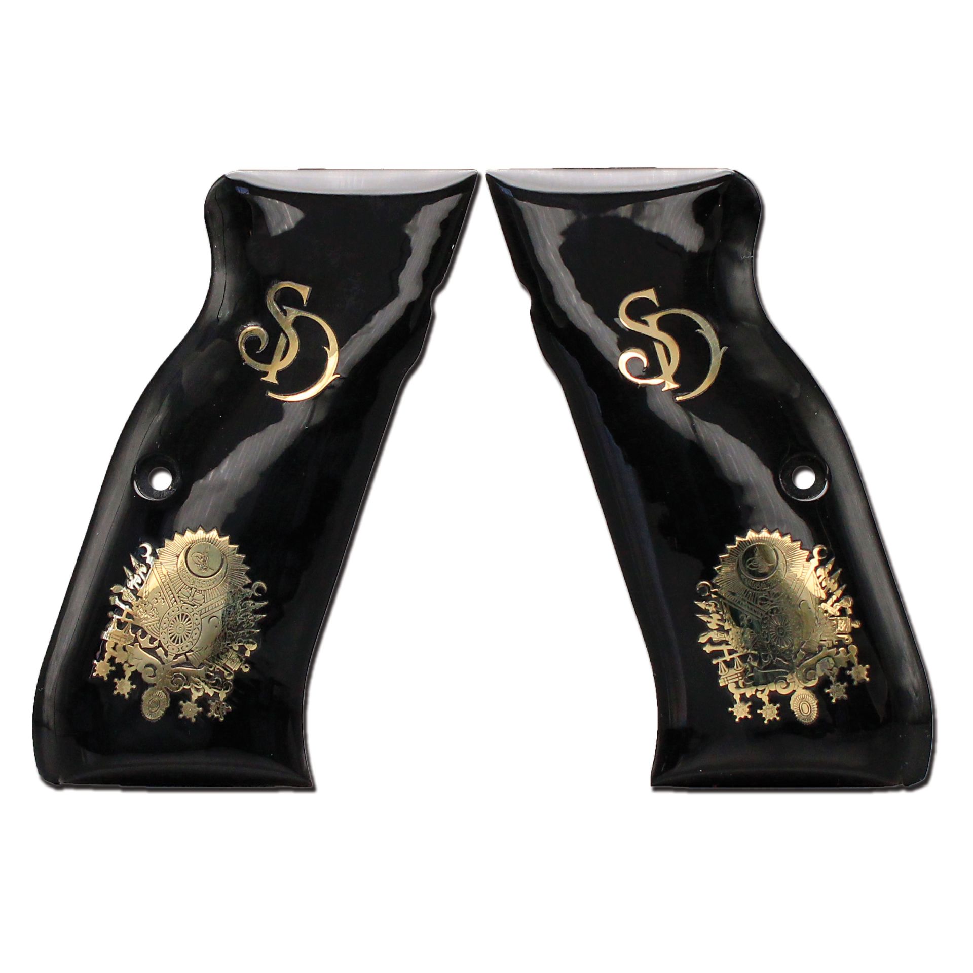 Sarsılmaz Light Sarı Metal Tugra İsim Silah Kabze