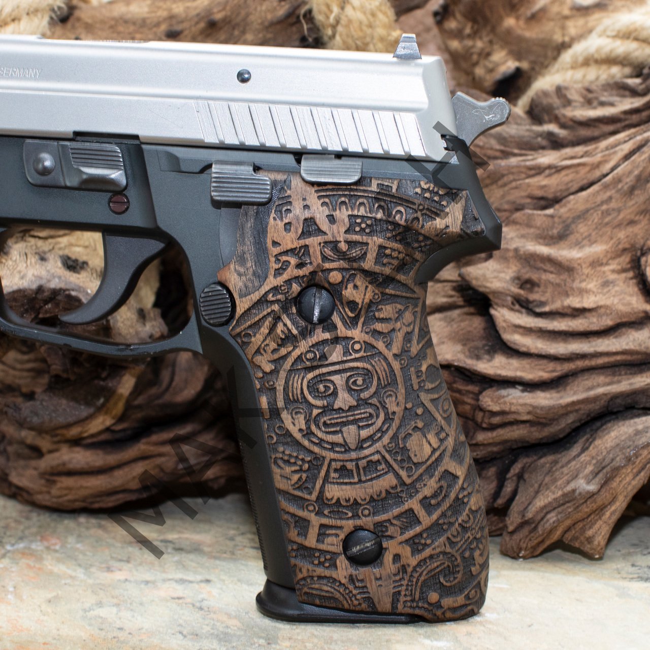 Sig Sauer P 229 Maya Ceviz Ahşap Silah Kabze