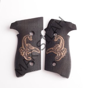 Sig Sauer P 229 Akrep Nokta Motif Ceviz Ahşap Silah Kabze